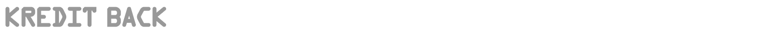 Download Free Font Kredit Back